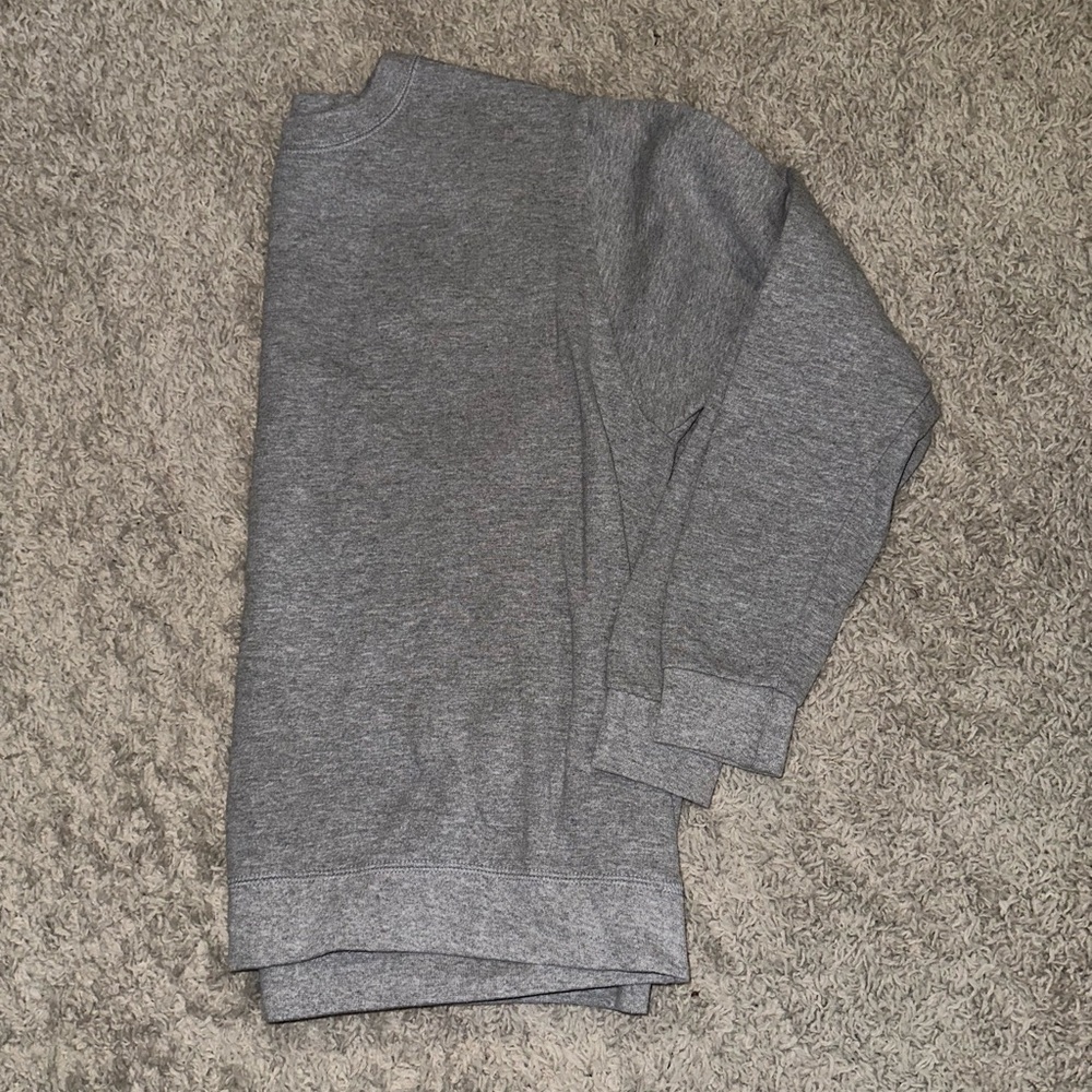 Gildan Women's Gray Crew Neck Sweater